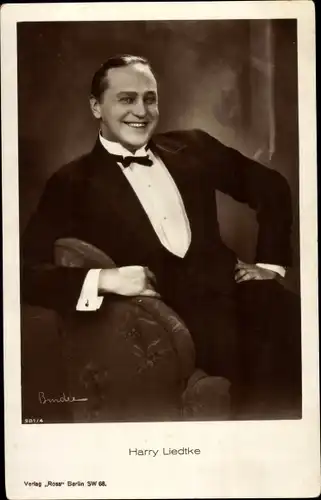 Ak Schauspieler Harry Liedtke, Portrait