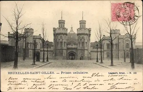 Ak Saint Gilles Sint Gillis Brüssel Brüssel, Zellengefängnis