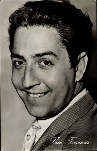 Ak Schauspieler und Sänger Vico Torriani, Portrait