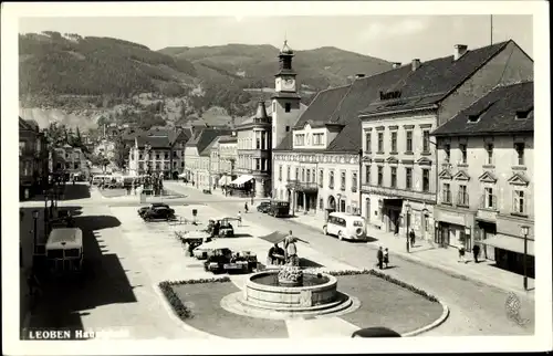 Ak Leoben Steiermark, Hauptplatz