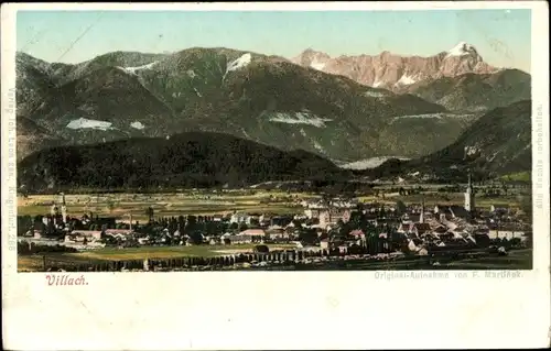 Ak Villach in Kärnten, Panorama