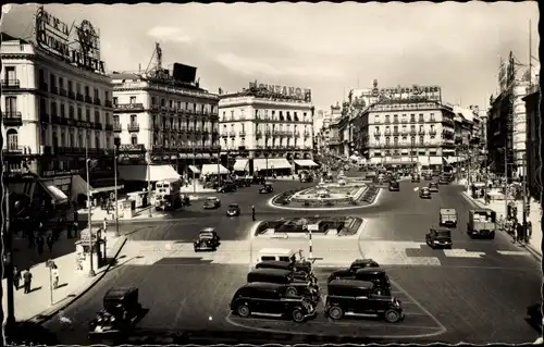 Ak Madrid Spanien, Puerta del Sol