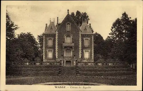 Ak Wassy Haute Marne, Château des Roquelles