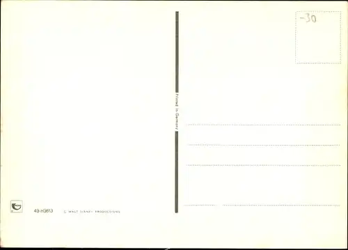 Ak Walt Disney, Drei kleine Schweinchen, Wolf, kleiner Wolf