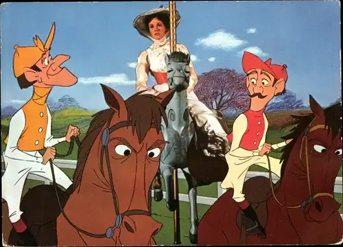 Ak Walt Disney, Filmszene Mary Poppins