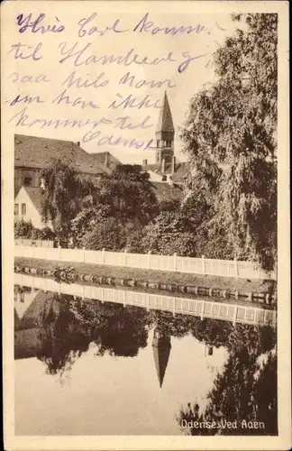 Ak Odense Dänemark, Ved Aaen