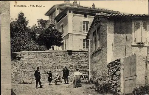 Ak Saint Sorlin Rhone, Villa Enjorlas