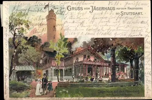 Litho Hasenberg Stuttgart in Baden Württemberg, Jägerhaus