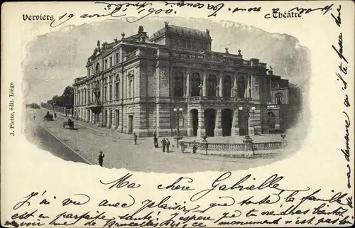 Ak Verviers Wallonien Lüttich, Theatre