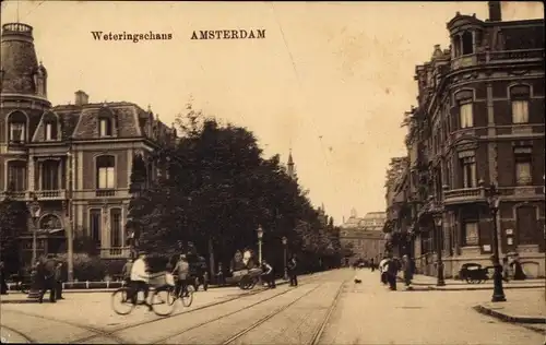 Ak Amsterdam Nordholland Niederlande, Weteringschans