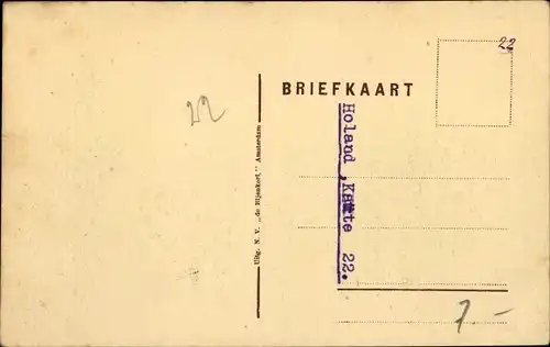 Ak Amsterdam Nordholland Niederlande, Weteringschans