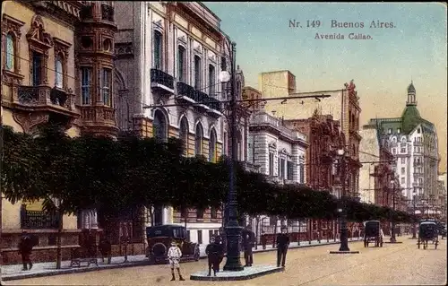 Ak Buenos Aires Argentinien, Avenida Callao