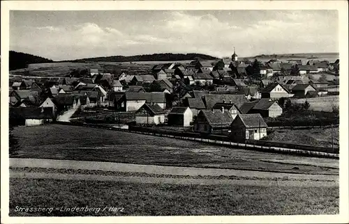 Ak Straßberg Lindenberg Harzgerode Harz, Gesamtansicht