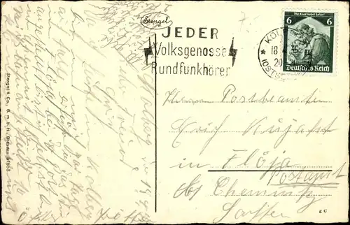 Ak Kołobrzeg Kolberg Pommern, Dom, Domstraße