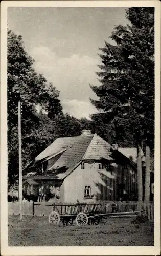Ak Ilfeld am Harz Thüringen, Forsthaus Birkenmoor