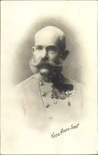 Ak Kaiser Franz Joseph I., Portrait