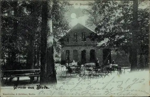 Mondschein Ak Bloh Bad Zwischenahn in Oldenburg, Restaurant