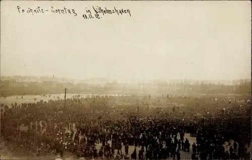 Foto Ak Wilhelmshaven an der Nordsee, Freiheits-Sonntag 1912
