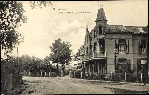 Ak Bennekom Gelderland, Hotel Groenewoud