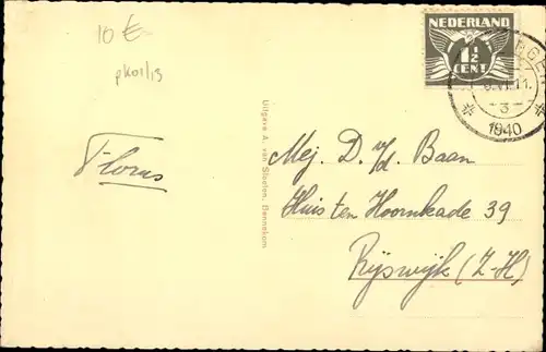 Ak Bennekom Gelderland, Groenestraat