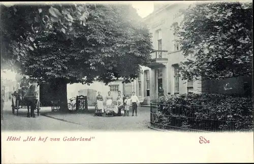 Ak Ede Gelderland Niederlande, Hotel Het hof van Gelderland