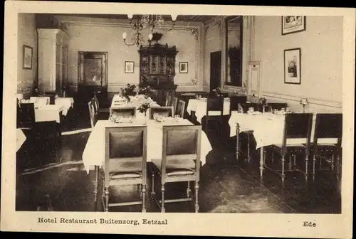 Ak Ede Gelderland Niederlande, Hotel Restaurant Buitenzorg