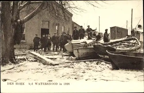 Ak Dreumel Gelderland, Hochwasser im Ort, 1926