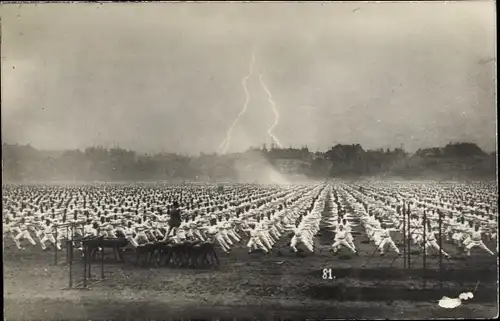 Foto Ak München Bayern, Deutsches Turnfest 1923, Blitz