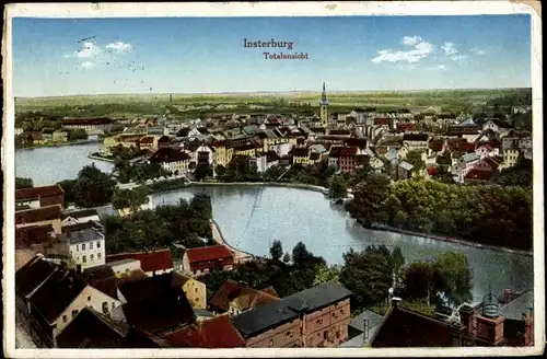 Ak Tschernjachowsk Insterburg Ostpreußen, Totalansicht