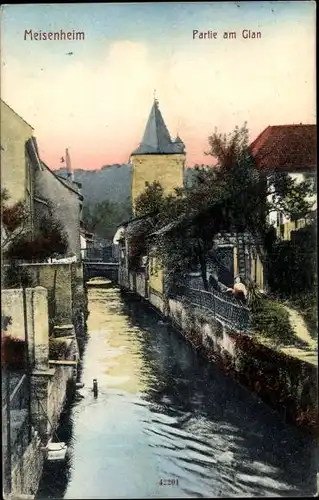 Ak Meisenheim am Glan Pfalz, Teilansicht