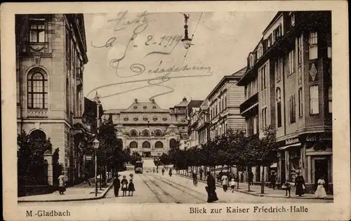 Ak Mönchengladbach am Niederrhein, Kaiser Friedrich Halle