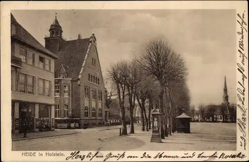 Ak Heide in Holstein, Straßenpartie