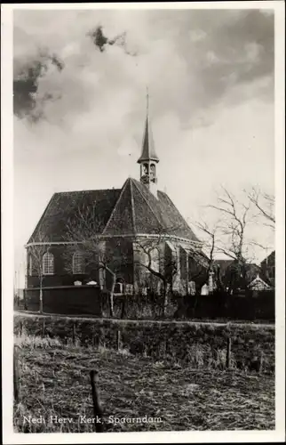 Ak Spaarndam Nordholland Niederlande, N. H. Kirche