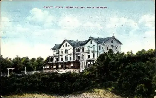 Ak Berg en Dal Gelderland Niederlande, Groot Hotel