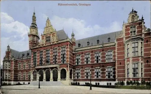 Ak Groningen Niederlande, Reichsuniversität