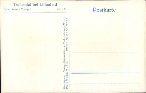 Ak Lilienfeld in Niederösterreich, Traisental, Winter, Wiener Voralpen