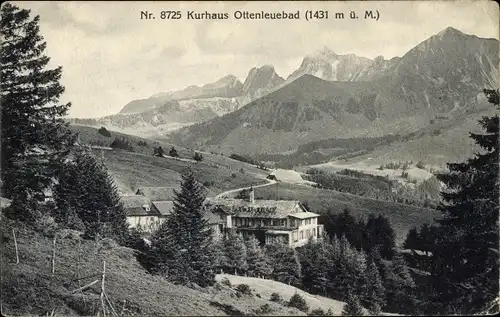 Ak Ottenleuebad Guggisberg Kanton Bern Schweiz, Kurhaus, Panorama