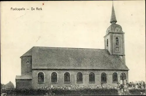 Ak Poelkapelle Westflandern, De Kerk