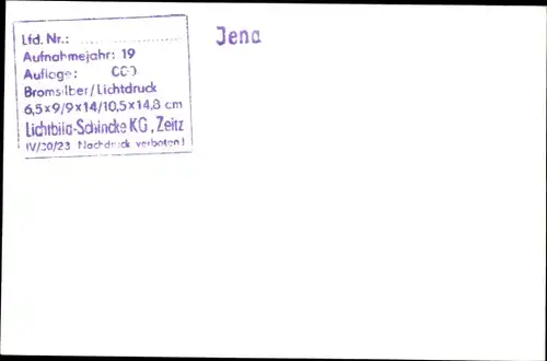 Ak Jena in Thüringen, Stadtpanorama