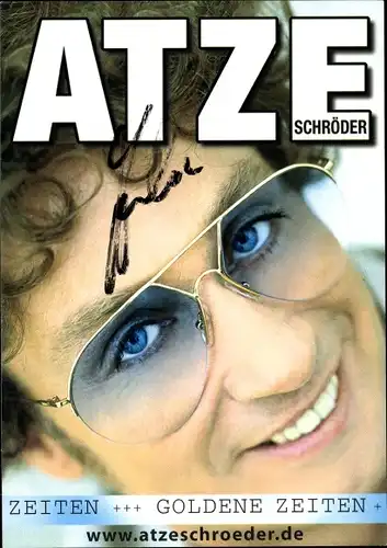 Ak Schauspieler und Comedian Atze Schröder, Autogramm