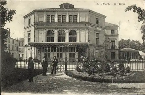 Ak Troyes Aube, Le Theatre