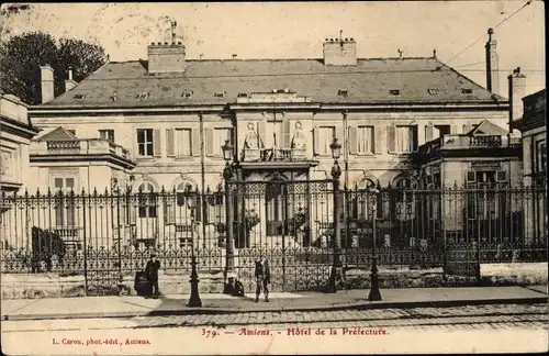 Ak Amiens Somme, Hotel de la Prefecture