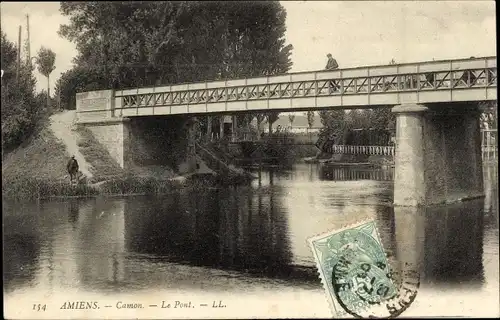 Ak Camon Somme, Le Pont