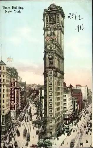 Ak New York City USA, Times Building
