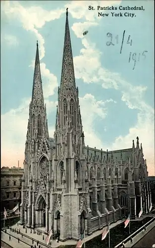 Ak New York City USA, St. Patricks Kathedrale