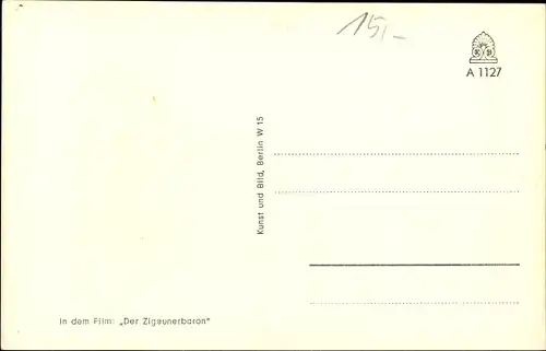 Ak Schauspieler Gerhard Riedmann in Der Zigeunerbaron, Autogramm