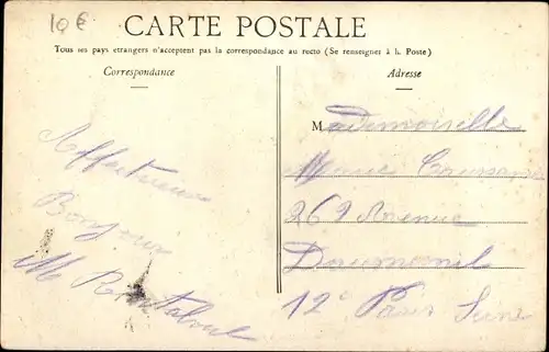 Ak Pillon Meuse, Ruinen, Kriegszerstörung I. WK