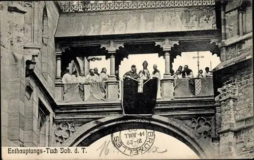 Ak Aachen in Nordrhein Westfalen, Enthauptungstuch Johannes des Täufers