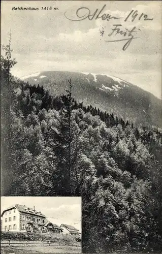 Ak Aitern im Schwarzwald, Belchenhotel, Belchenhaus