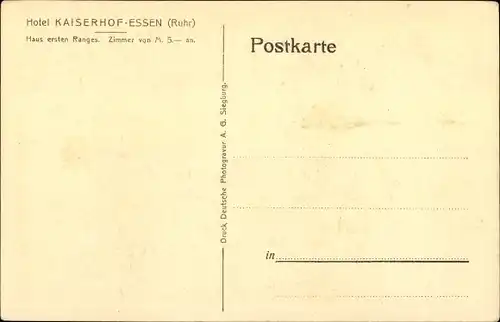 Ak Essen im Ruhrgebiet, Hotel Kaiserhof, Konferenz-Zimmer